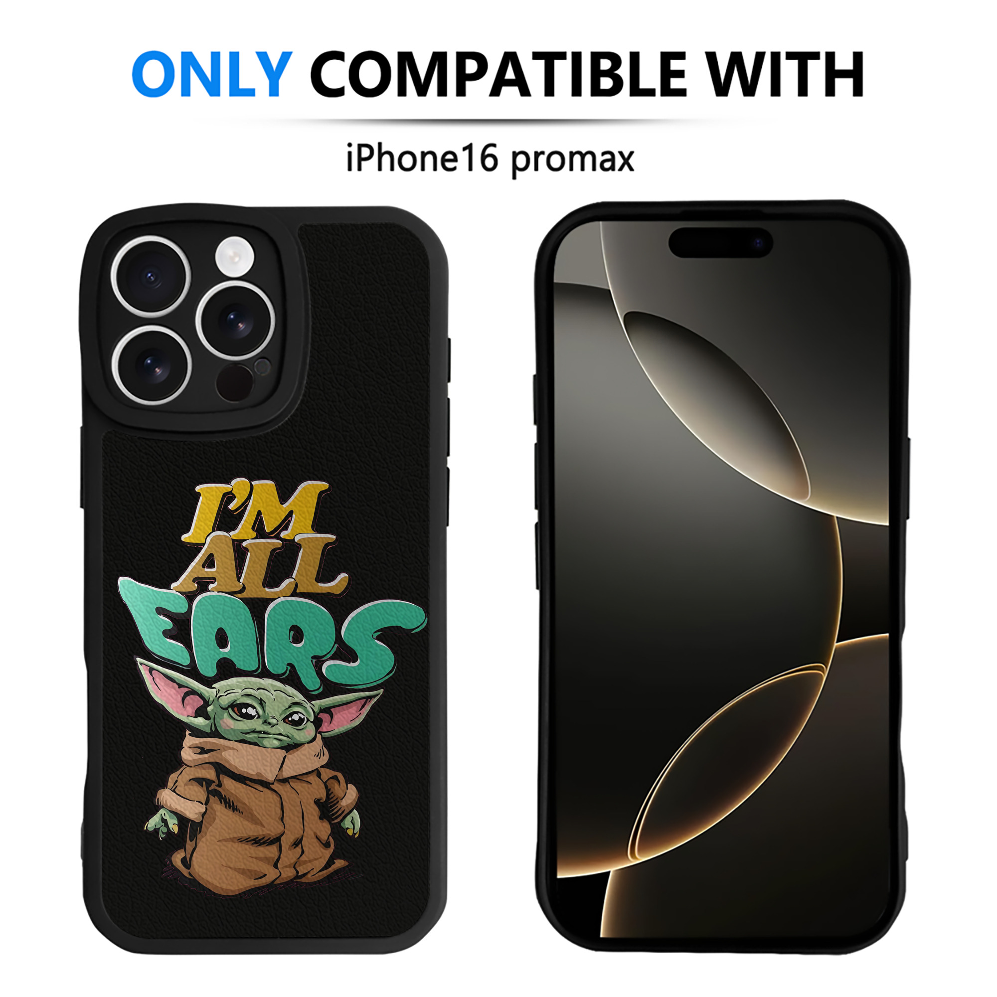 （画像用） スター・ウォーズ Star Wars 【iPhone 16シリーズ対応】シリコンスマホケース（レザー調） 材質：シリコン